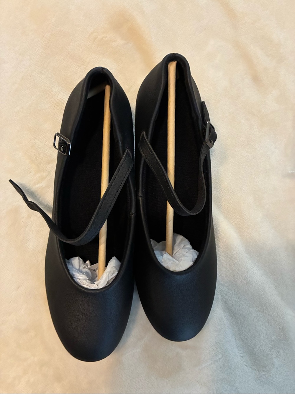 1.5" Ankle Strap Women's Character Shoes Ballroom size 7